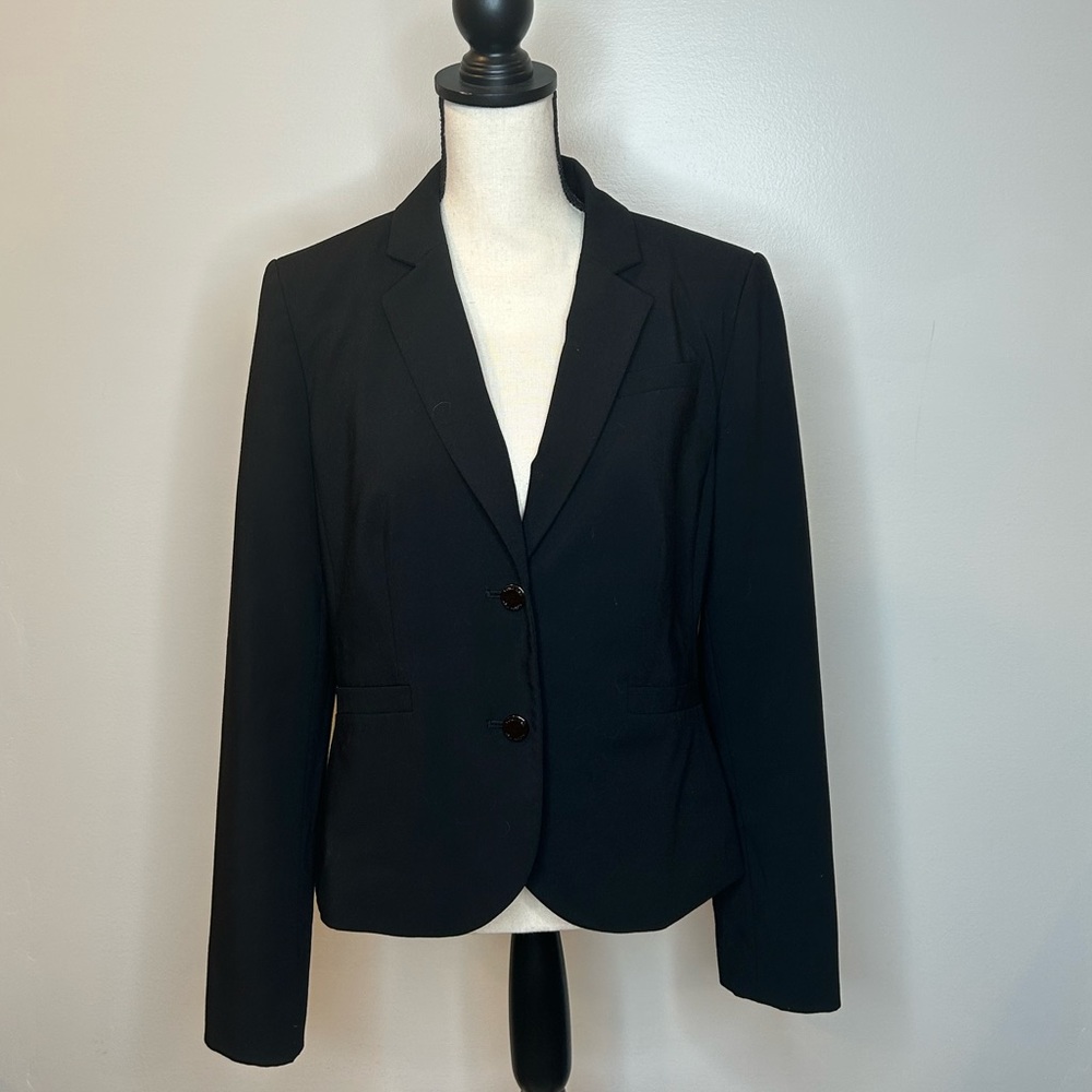 Calvin Klein Black Button Blazer Sz 12